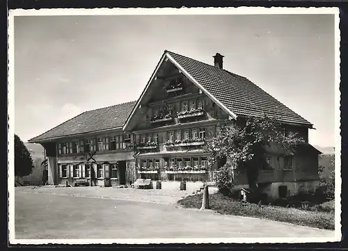 AK Bächli-Hemberg, Partie am Gasthaus z. Rössli