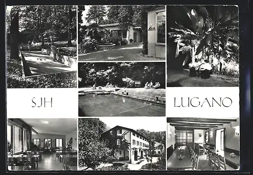 AK Crocifisso-Lugano, Teilansichten vom Jugendferienheim
