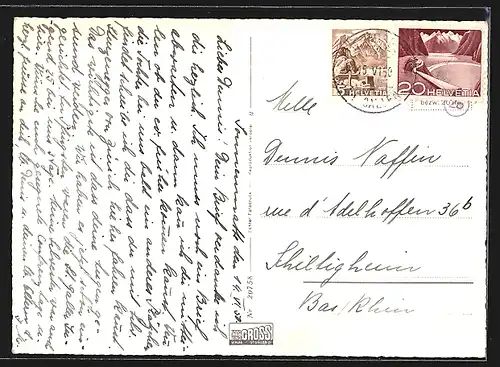 AK Ebnat / Togg., Ortspartie mit Bäckerei Nufer