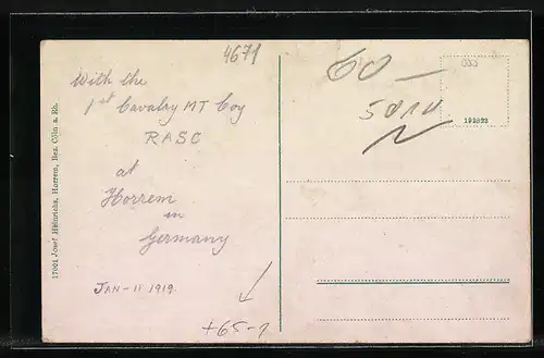 AK Horrem / Kerpen, Teilansicht mit Bahnhof, Erftpartie