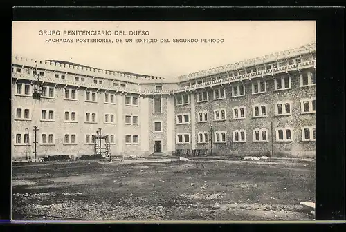 AK El Dueso, Grupo Penitenciario, Fachadas Posteriores, de un edificio del Segundo Periodo