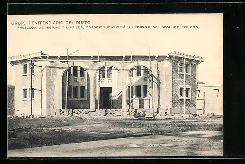 AK El Dueso, Grupo Penitenciario, Pabellón de Higiene y Limpieza, correspondiente à un edificio del Segundo Periodo