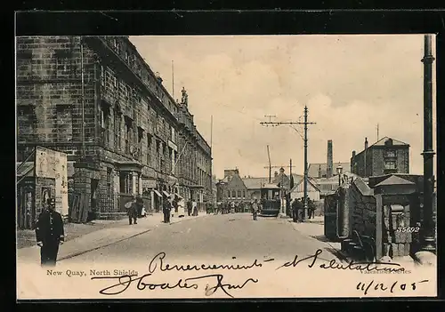 AK North Shields, New Quay, Strassenpartie