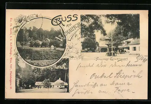 AK Weidlingbach, An Schleinzer`s Gastwirtschaft