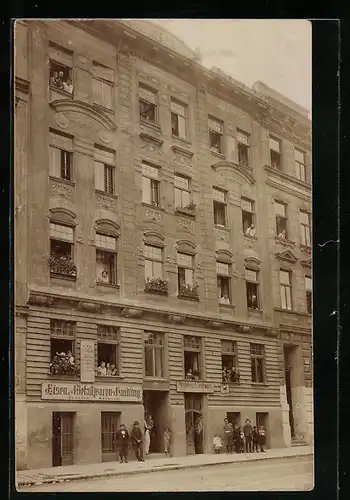 Foto-AK Wien, Eisenhandlung Klinger in der Ferchergasse 11