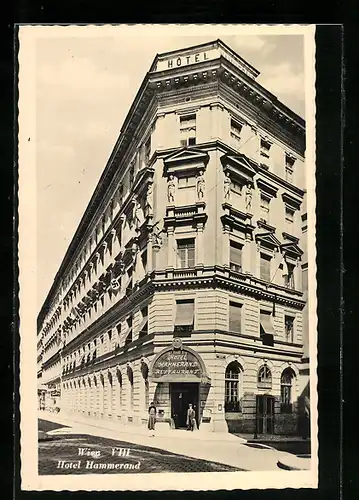 AK Wien, Hotel Hammerand mit Restaurant