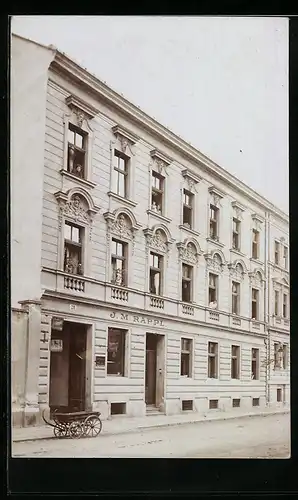 Foto-AK Wien, Sechshauserstrasse 28, Gewerbe J. M. Rappl
