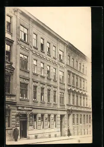 Foto-AK Wien, Jadengasse 3, Gasthaus Leopold Böswirth