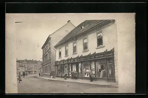 Foto-AK Wien, Kurzwaren Vinzenz Fink, Friesgasse