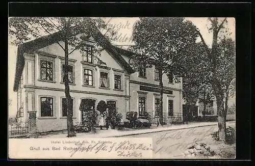 AK Bad Rothenfelde, Hotel Lindenhof Fr. Schlotte
