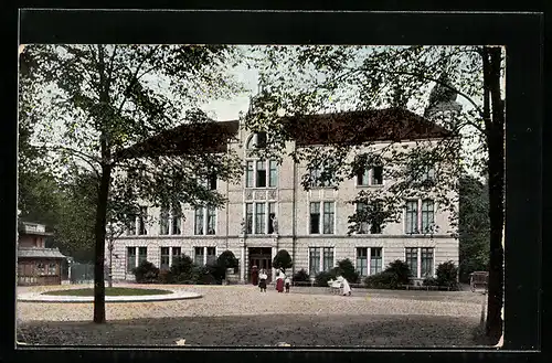 AK Hamm i. W., Gasthaus Schützenhof mit näherer Umgebung