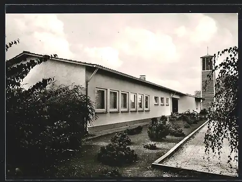 AK Wehe /Krs. Lübbecke, Blick zur Kirche