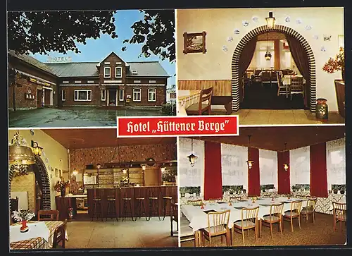 AK Brekendorf, Hotel Hüttener Berge, Am Hang 1, Innenansichten