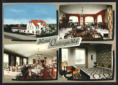 AK St. Peter-Ording, Hotel Ordinger Hof, Innenansichten