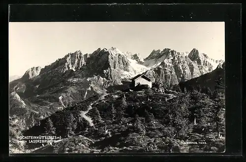 AK Hochsteinhütte, Berghütte gegen Laserzgruppe