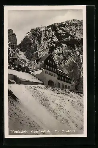 AK Touristenhotel, Berghütte auf dem Wendelstein-Gipfel