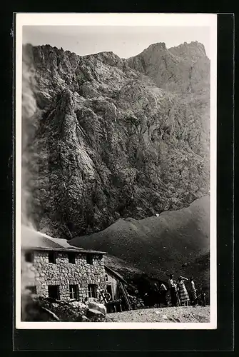 AK Dammkar-Hütte, Berghütte von Heini Hornsteiner am Karwendel