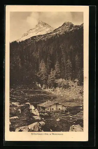 AK Alm-Wirtschaft Mitterkase, Berghütte am Watzmann