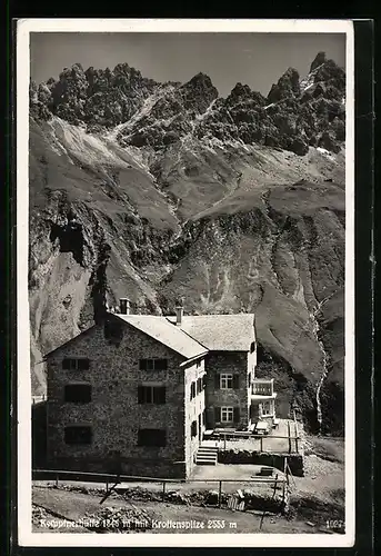 AK Kemptnerhütte, Blick gegen Krottenspitzen