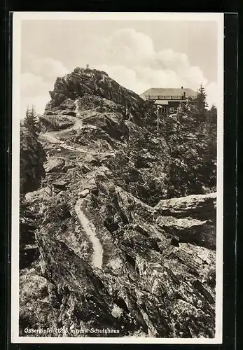 AK Osserschutzhaus, Berghütte auf dem Ossergipfel