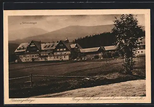 AK Berg-Hotel Teichmannbaude im Riesengebirge