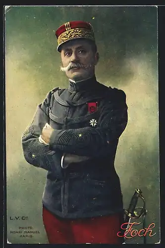 AK Heerführer Marechal Foch in Uniform