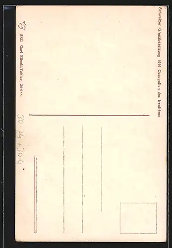 AK Generalstabschef Oberst von Sprecher-von Bernegg
