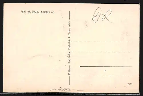 AK Bad Berka, Hotel - Pensionat Haus Heimat
