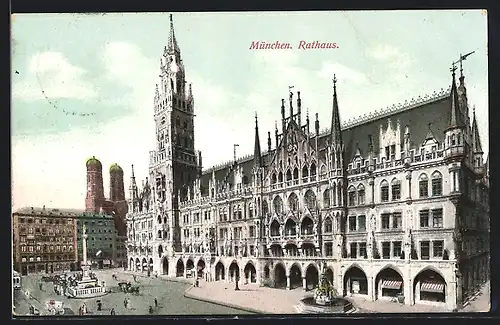 AK München, Rathaus