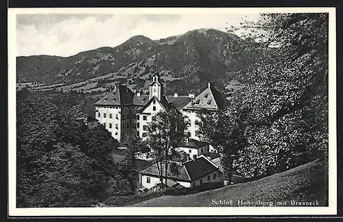 AK Brauneck, Schloss Hohenburg, Ortsansicht