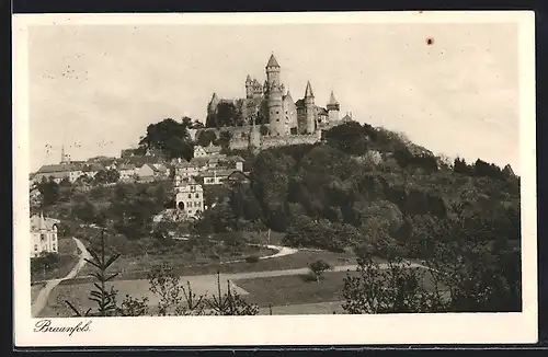 AK Braunfels, Blick auf das Schloss