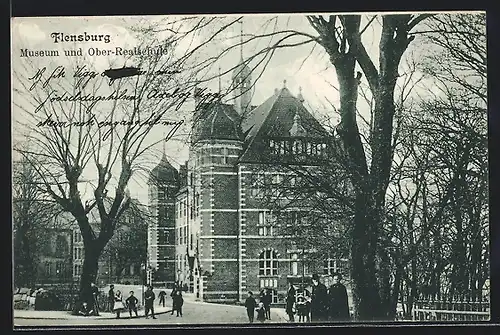 AK Flensburg, Museum und Ober-Realschule