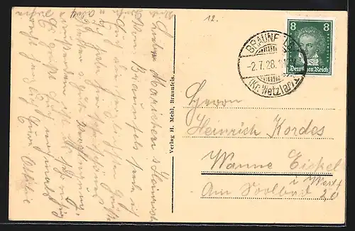 AK Braunfels, Der Leierbrunnen