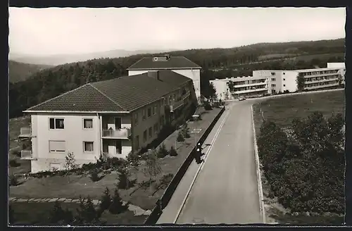 AK Braunfels /Lahn, Familien-Erholungsheim aus der Vogelschau