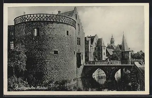 AK Büdingen / Oberhessen, Am Mühltor