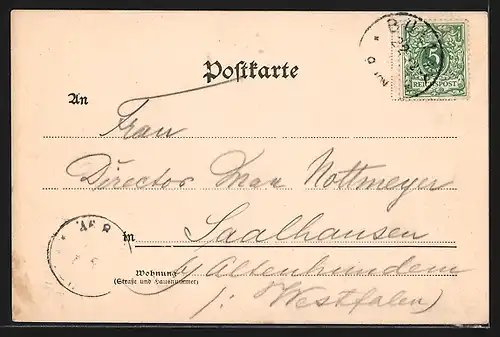 AK Alf a. d. Mosel, Ortsansicht mit Mosel