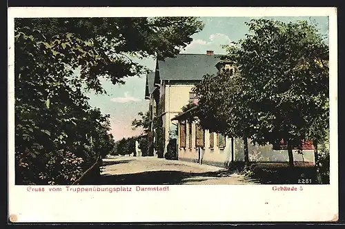 AK Darmstadt, Truppenübungsplatz, Gebäude 5