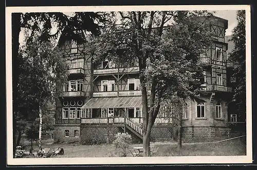 AK Bad Berka, Hotel Wilhelmsburg