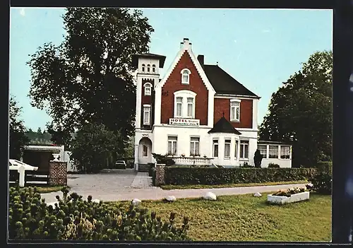 AK Drangstedt, Partie am Hotel Garni, Inh. Bernd Sbrzesny