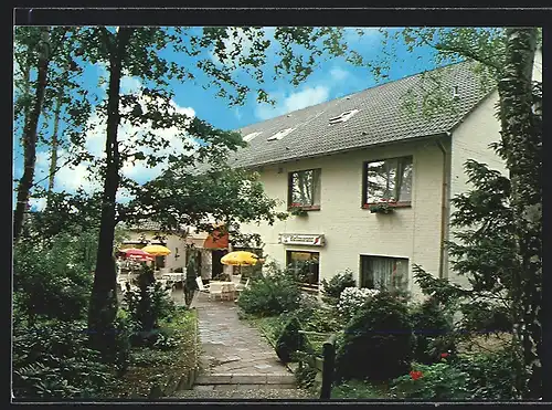 AK Schneverdingen-Lünzen, Hotel Landhaus Birkenhof mit Terrasse