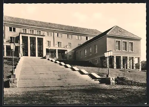AK Bad Berka, FDGB Sanatorium I, Haupteingang