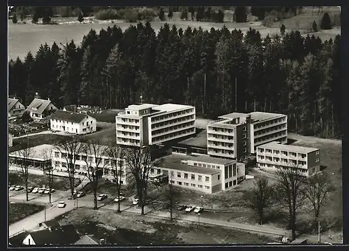 AK Neutrauchburg bei Isny, Kuranstalt Schwabenland aus der Vogelschau