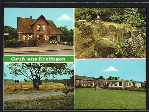 AK Krelingen, Edeka-Filiale, Hünengrab, Feldwegpartie