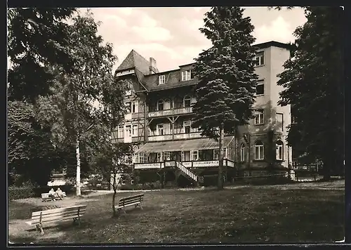 AK Bad Berka, Partie an der Wilhelmsburg