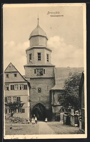 AK Braunfels, Ansicht des Glockenturms