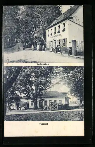 AK Bassenheim, Gasthaus und Restaurant Eiserne Hand, Tanzsaal