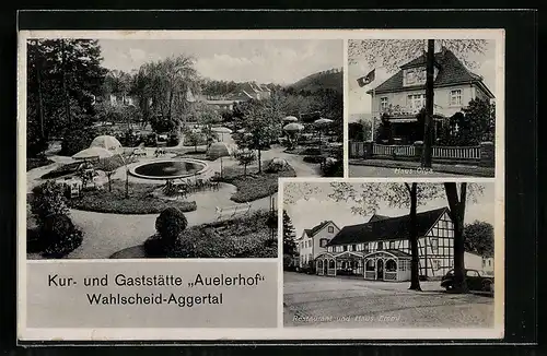 AK Wahlscheid-Aggertal, Kur- und Gaststätte Auelerhof, Restaurant und Haus Emmi, Haus Olga mit 