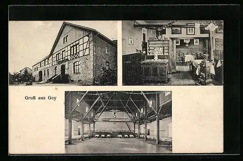 AK Gey, Restaurant Josef Balz, Saal