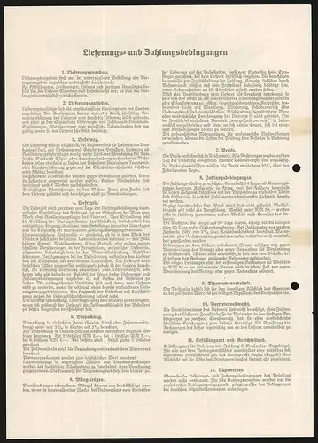 Rechnung Neuhausen 1941, Herbert Seidel, Sitzmöbelfabrik, Gesamtansicht des Betriebsgeländes mit gelagerter Ware