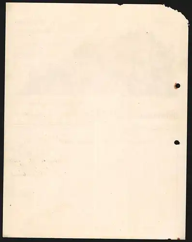 Rechnung Wüstenbrand 1932, Carl Fr. Lämmel, Wein-Handlung, Geschäftsgebäude, Lager-, Haus- & Cognac-Lager-Keller